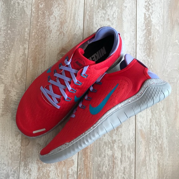 Nwt Nike ID Free RN 2018 Red Custom - Picture 8 of 8